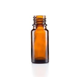 10ml Amber Glass Dropper Bottle, GL18 Neck [DB10AG]